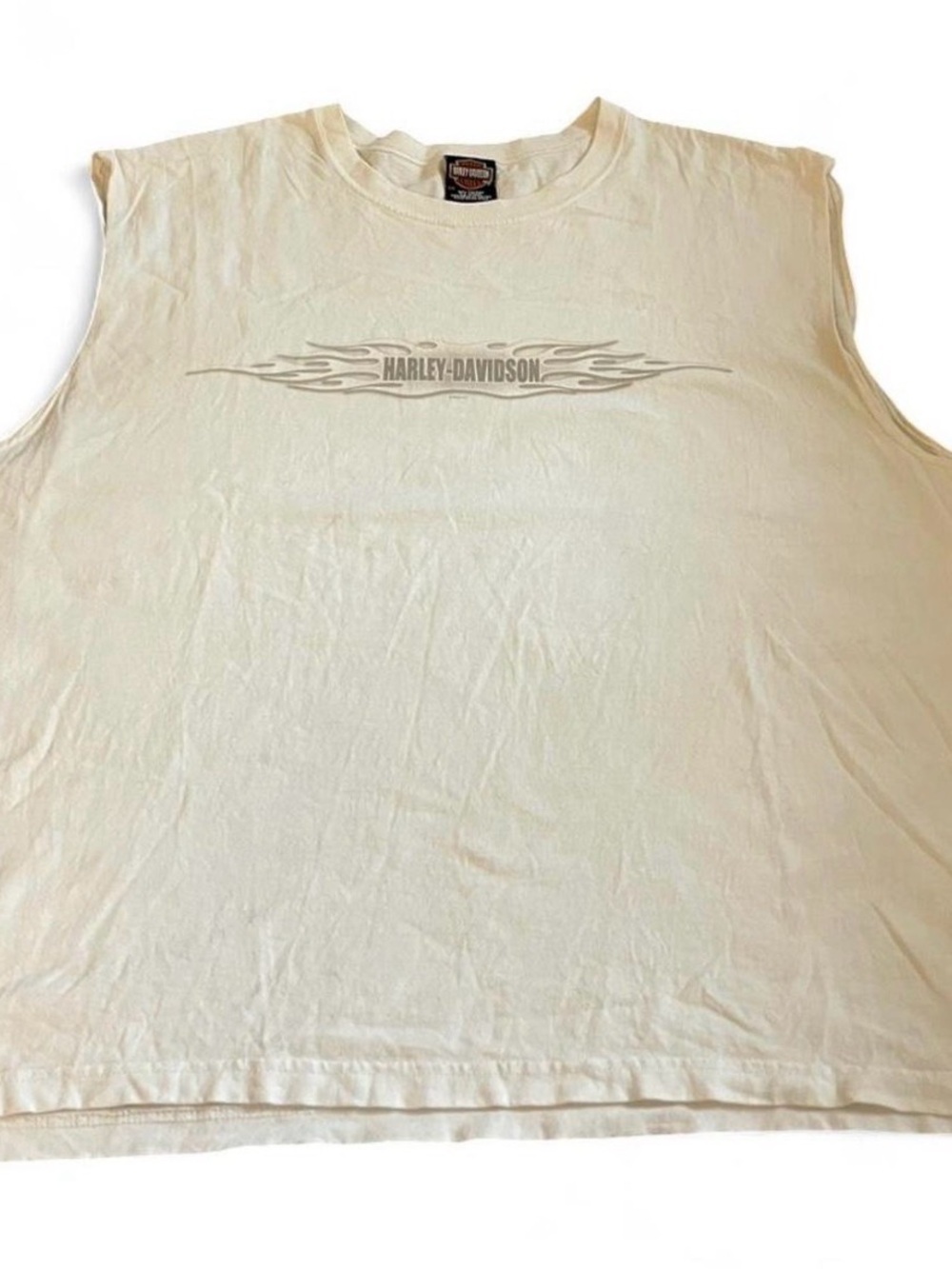 Men’s Vintage Harley Davidson Tank Top Lynchburg Virginia Motorcycles Size 2XL
